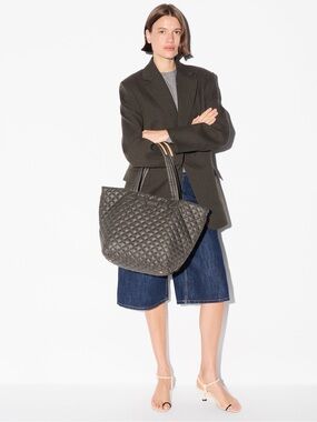 MZ Wallace Medium Quilted Metro Deluxe Tote with a pouch